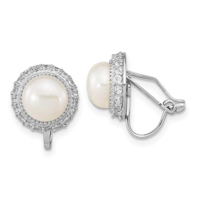 Sterling Silver Earrings Style QE16361 - Classique Jewelry Inc.