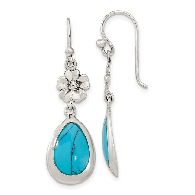 Sterling Silver Earrings Style QE16393 - Classique Jewelry Inc.