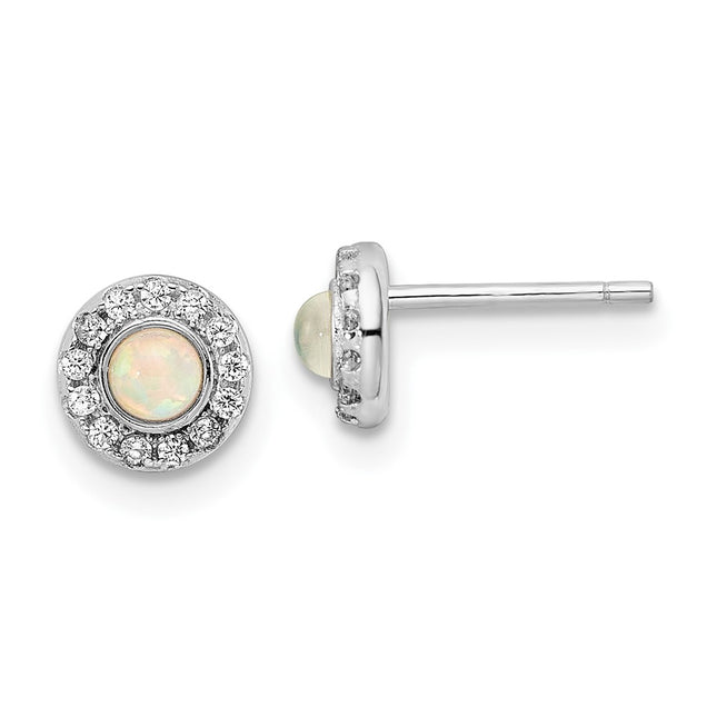 Sterling Silver Earrings Style QE16403 - Classique Jewelry Inc.