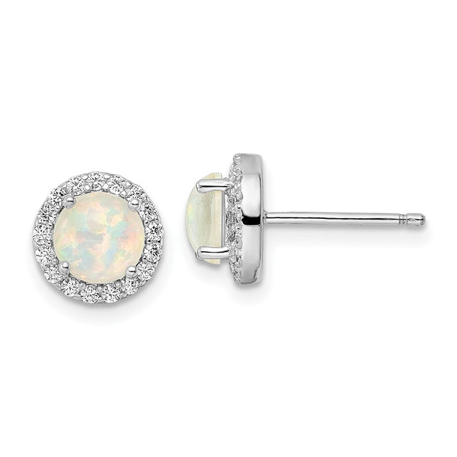 Sterling Silver Earrings Style QE16406 - Classique Jewelry Inc.