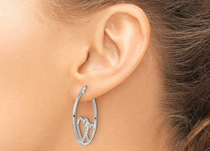 Sterling Silver Earrings Style QE16458 - Classique Jewelry Inc.