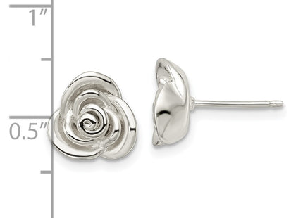 Sterling silver earrings, further view