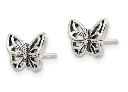 Sterling Silver Earrings Style QE16560 - Classique Jewelry Inc.