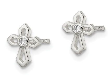 Sterling Silver Earrings Style QE16573 - Classique Jewelry Inc.