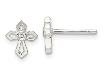 Sterling Silver Earrings Style QE16573 - Classique Jewelry Inc.