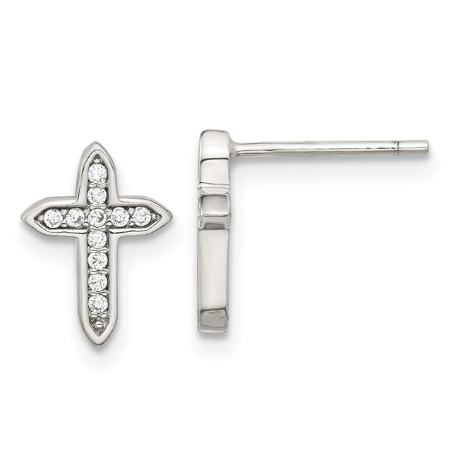 Sterling Silver Earrings Style QE16574 - Classique Jewelry Inc.