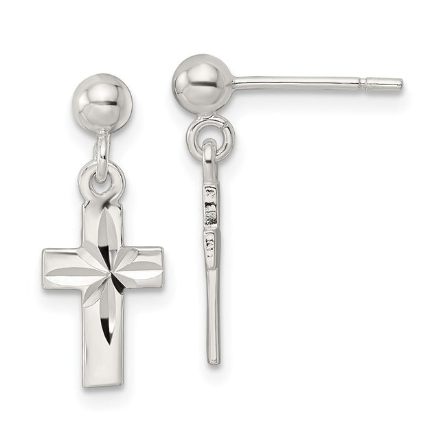 Sterling Silver Earrings Style QE16576 - Classique Jewelry Inc.