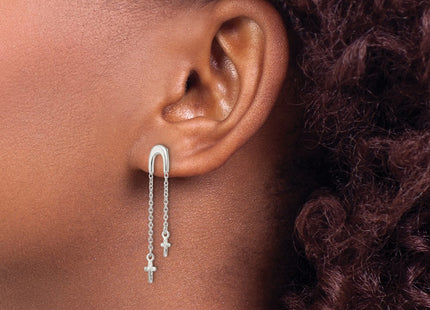 Sterling Silver Earrings Style QE16578 - Classique Jewelry Inc.