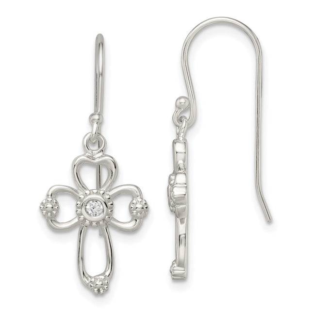 Sterling Silver Earrings Style QE16582 - Classique Jewelry Inc.