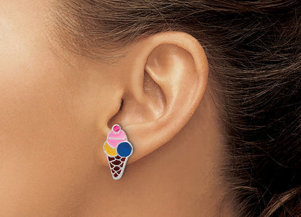 Sterling Silver Earrings Style QE16610 - Classique Jewelry Inc.