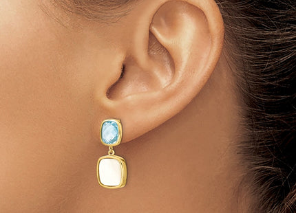 Sterling Silver Earrings Style QE16640BT - Classique Jewelry Inc.