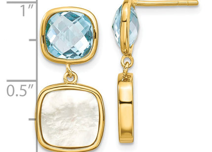 Sterling Silver Earrings Style QE16640BT - Classique Jewelry Inc.