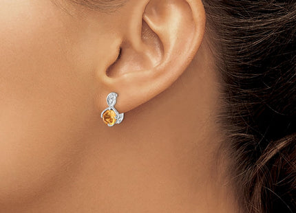 Sterling Silver Earrings Style QE16642CI - Classique Jewelry Inc.