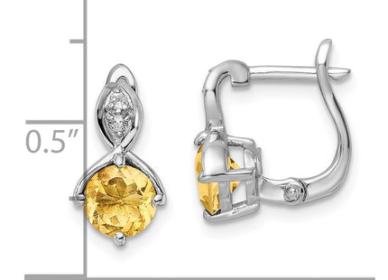 Sterling Silver Earrings Style QE16642CI - Classique Jewelry Inc.