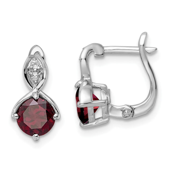 Sterling Silver Earrings Style QE16642GA - Classique Jewelry Inc.