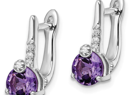 Sterling Silver Earrings Style QE16643AM - Classique Jewelry Inc.