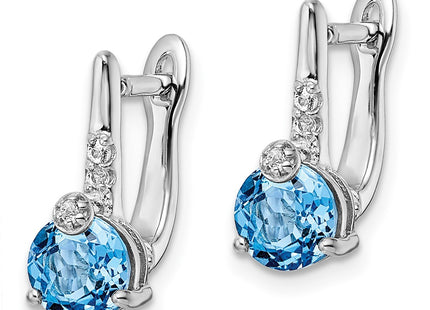 Sterling Silver Earrings Style QE16643BT - Classique Jewelry Inc.