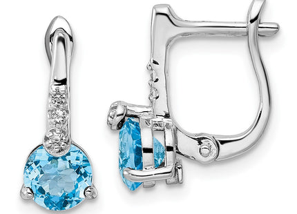 Sterling Silver Earrings Style QE16643BT - Classique Jewelry Inc.