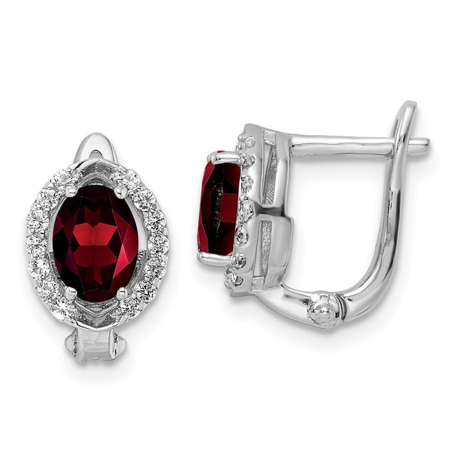 Sterling Silver Earrings Style QE16644GA - Classique Jewelry Inc.