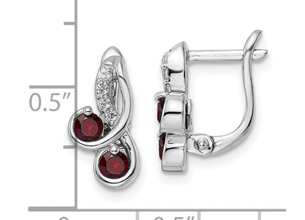 Sterling Silver Earrings Style QE16645GA - Classique Jewelry Inc.