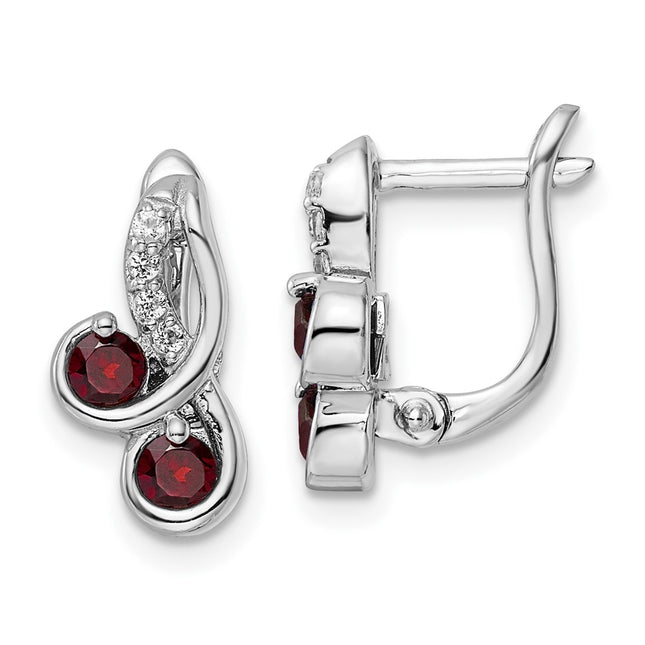 Sterling Silver Earrings Style QE16645GA - Classique Jewelry Inc.