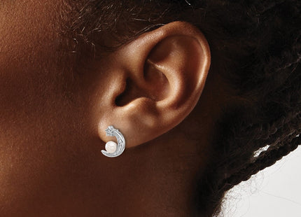 Sterling Silver Earrings Style QE16718 - Classique Jewelry Inc.