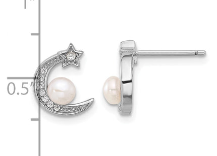 Sterling Silver Earrings Style QE16718 - Classique Jewelry Inc.