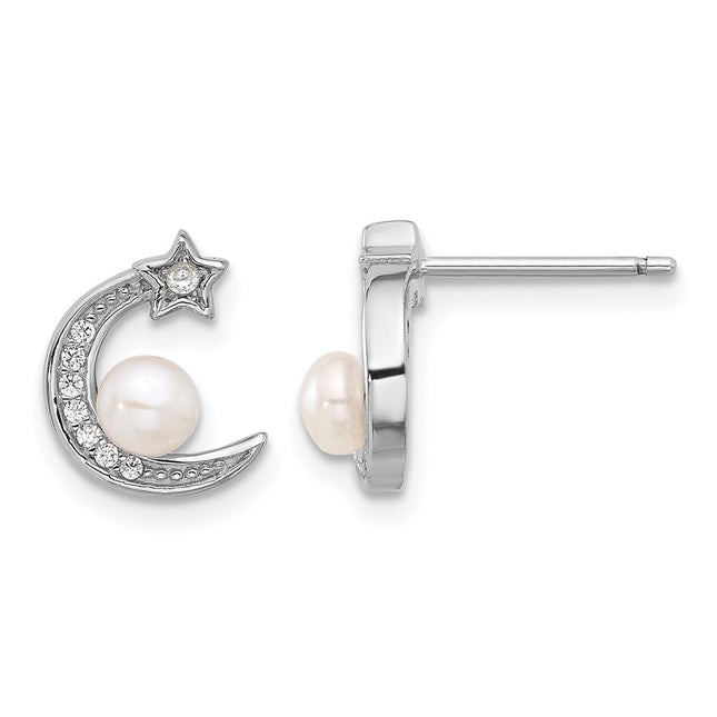 Sterling Silver Earrings Style QE16718 - Classique Jewelry Inc.