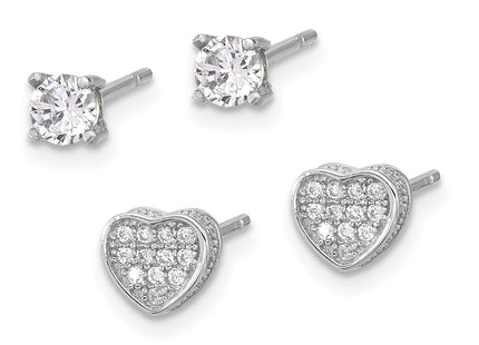 Sterling Silver Earrings Style QE16719SET - Classique Jewelry Inc.