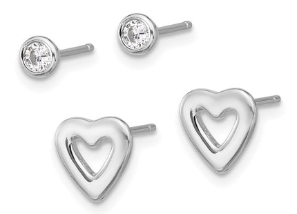 Sterling Silver Earrings Style QE16720SET - Classique Jewelry Inc.