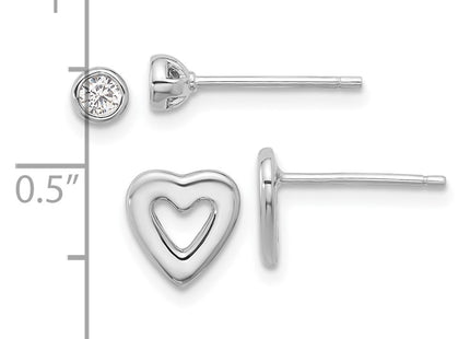 Sterling Silver Earrings Style QE16720SET - Classique Jewelry Inc.