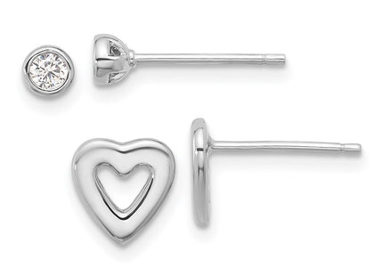 Sterling Silver Earrings Style QE16720SET - Classique Jewelry Inc.