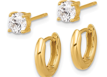 Sterling Silver Earrings Style QE16721GPSET - Classique Jewelry Inc.