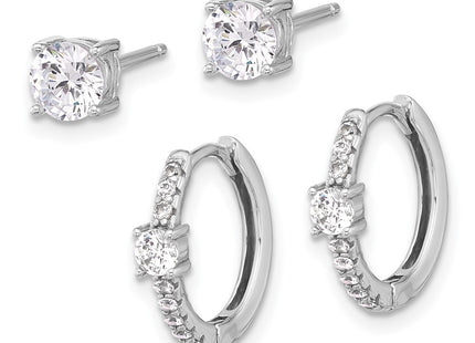 Sterling Silver Earrings Style QE16723SET - Classique Jewelry Inc.