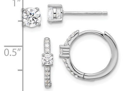 Sterling Silver Earrings Style QE16723SET - Classique Jewelry Inc.