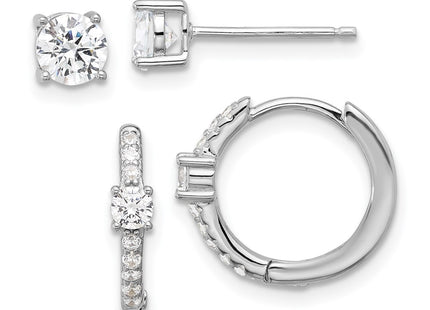 Sterling Silver Earrings Style QE16723SET - Classique Jewelry Inc.