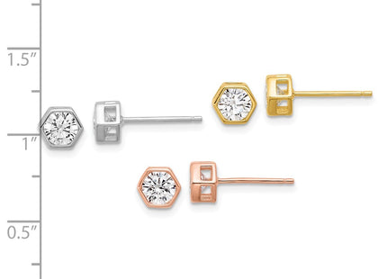 Sterling Silver Earrings Style QE16726SET - Classique Jewelry Inc.