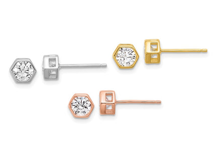 Sterling Silver Earrings Style QE16726SET - Classique Jewelry Inc.