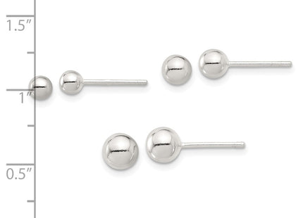 Sterling Silver Earrings Style QE16727SET - Classique Jewelry Inc.