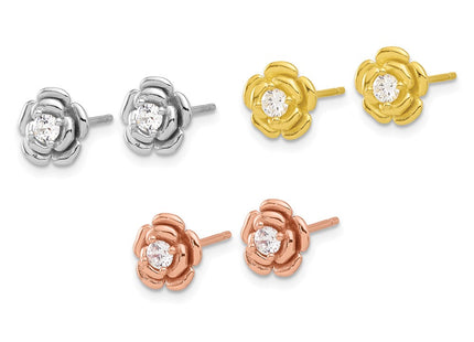 Sterling Silver Earrings Style QE16729SET - Classique Jewelry Inc.