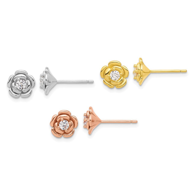 Sterling Silver Earrings Style QE16729SET - Classique Jewelry Inc.