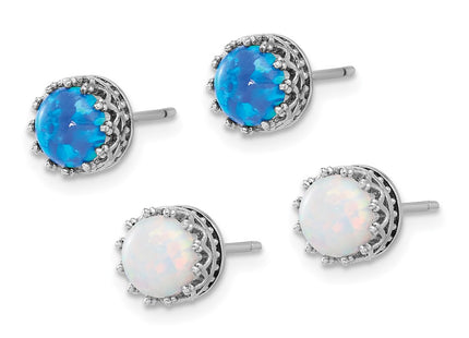 Sterling Silver Earrings Style QE16732SET - Classique Jewelry Inc.