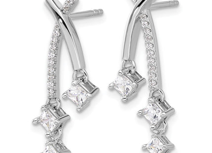 Sterling Silver Earrings Style QE16735 - Classique Jewelry Inc.
