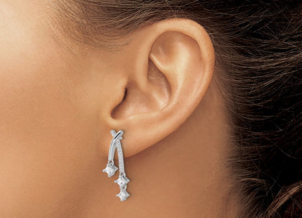 Sterling Silver Earrings Style QE16735 - Classique Jewelry Inc.