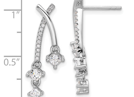Sterling Silver Earrings Style QE16735 - Classique Jewelry Inc.