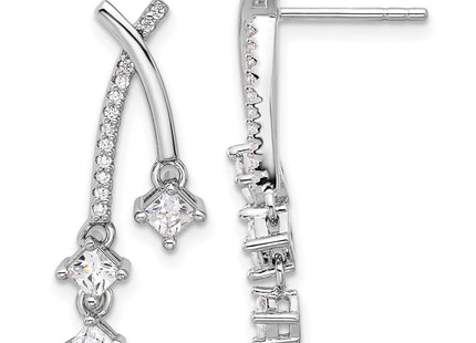 Sterling Silver Earrings Style QE16735 - Classique Jewelry Inc.