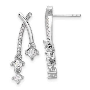 Sterling Silver Earrings Style QE16735 - Classique Jewelry Inc.