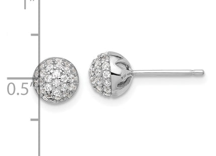 Sterling Silver Earrings Style QE16747 - Classique Jewelry Inc.