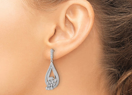 Sterling Silver Earrings Style QE16751 - Classique Jewelry Inc.