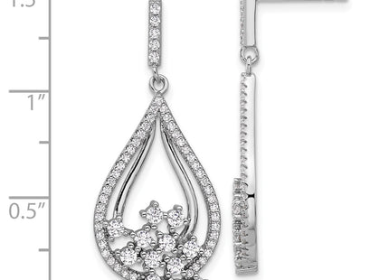 Sterling Silver Earrings Style QE16751 - Classique Jewelry Inc.
